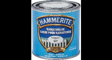 Hammerite Radiatorlak - Satin - Wit - 0.25L