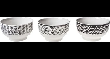 Cosy&Trendy Mali Black ontbijtkom Ø 13,5 cm - Set-6