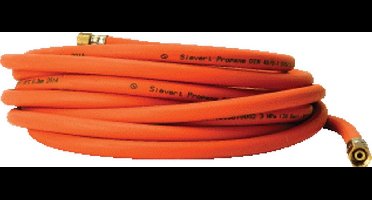 SIEV gasslang, 3/8L-3/8L vast, le 5m, diam 6.3mm, slang rubber