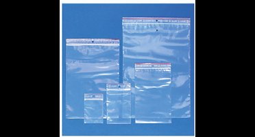 Verpakkingszak IEZZY grip 40x60mm 50mu hersluitbaar 100 stuks