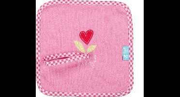 Fopspeendoekje Girl uni roze, 23x23 cm