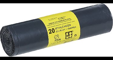 Afvalzak 60x80 KOMO 60 stuks