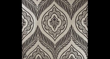 Dutch Wallcoverings Schuimvinyl Damast Persian - Bruin
