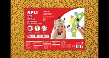 Apli Kids EVA Foam vellen 60 x 40 cm luipaardprint - 3 vel