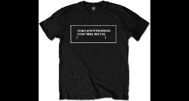 Manic Street Preachers - Everything Must Go Monochrome Heren T-shirt - M - Zwart