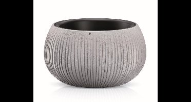 Prosperplast /BETON BOWL bloempot met inzet / Grijs
