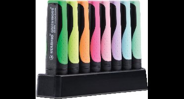 Markeerstift stabilo green boss bureauset 6070/8 | 5 stuks