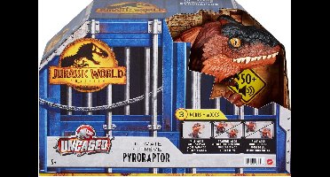Jurassic World Dominion Ongekooid Wild Brullende Spookdino -  Pyroraptor - Dinosaurus Speelgoed