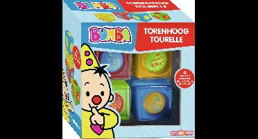Bumba stapelblokken Torenhoog - 4 stapel- en rolblokken