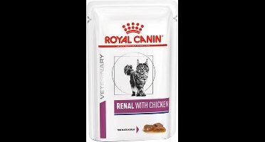 Royal Canin Renal Kat - zakjes 24 x 85 g kip
