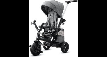 KKinderkraft EASYTWIST - Driewieler - 5-in-1 - Verstelbare Rugleuning - Grijs