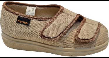 Fischer Verbandpantoffels Dames Beige