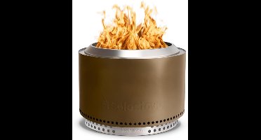 Solo Stove Yukon-Vuurkorf 2.0 - Brons- Rookvrije Vuurplaats - Houtverbranding - Met Uitneembare Aslade, 304 Roestvrijstaal, 68,5 x 43 cm, 18,3 kg