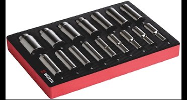 Wurth - Systeemassortiment 4.4.1, dopsleutel 1/2 inch 16-delig - Systeemassortiment 4.4.1, dopsleutel 1/2 inch 16-delig x 1 st