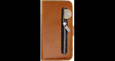 Hoesje Gechikt voor Samsung Galaxy S10E Rico Vitello Rits Wallet case/book case/hoesje kleur Bruin