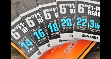 Guru - F1 Pellet Pole Rig | 15cm | 0.15mm | Haakmaat 14 - Transparant
