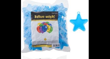 BALLON GEWICHTEN STER Blauw (100pcs)