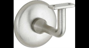 Leuninghouder - Nikkel mat gelakt - Messing - Cardea - Cardea M8 vlak, mat nikkel