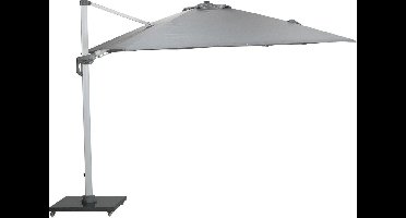 Garden Impressions Hawaii Deluxe zweefparasol - 300 x 300 - wit/ lichtgrijs