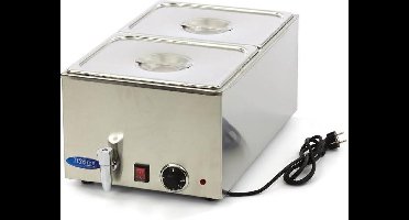 Bain Marie - met Tapkraan - incl. 2x 1/2 GN-Set - Elektrisch