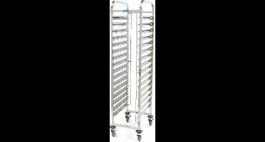 Maxima Regaalwagen 16 x 1/1 GN excl. Bakken - Professionele Trolley - 16 Etages - Horeca