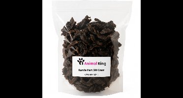 Animalking Runderhart Hond - Natuurlijke Hondensnacks Gedroogd - Hondensnacks Training - 500 Gram