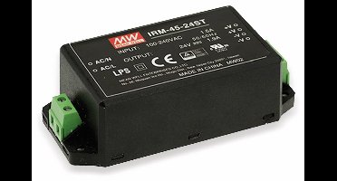 MEAN WELL AC/DC-printvoeding IRM-45-5ST, 5 V-/8 A, 40 W