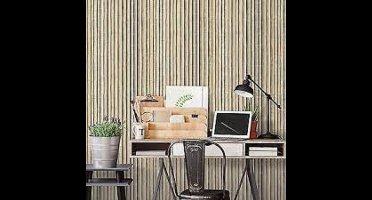 BAMBOE STOKKEN HOUT BEHANG NATUUR