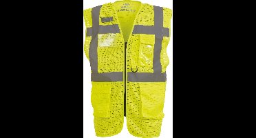 Yoko Top Cool -hoge zichtbaarheid vest YHVW820 - Hi Vis Yellow - 3XL