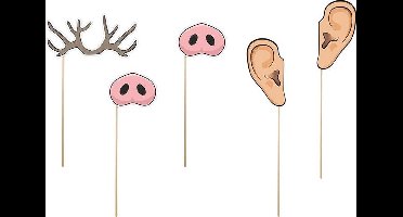 Foto props 5 stuks