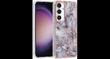 UNIQ Accessory Galaxy S24 Plus Backcover hoesje - Marble Grey