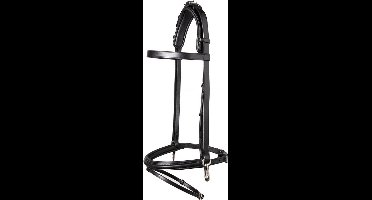 Trust Trainingshoofdstel Hamburg - maat Full - black/silver