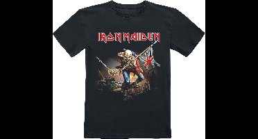 Iron Maiden Kids - Trooper Unisex T-shirt - zwart - 140