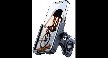 Wozinsky Universele Metalen Telefoon Motor / Scooter Stuurhouder Zwart