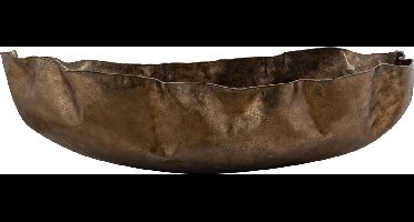 PTMD Schaal Conill - 117x84x36 cm - Aluminium - Goud