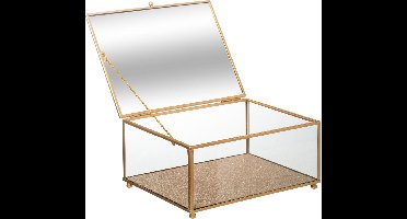 Fééric Lights and Christmas Pailletten Juwelendoosjes - Set van 3 stuks - Goud