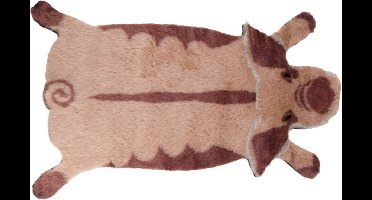 Vloerkleed Varken - 60 x 90 cm - Imitatievacht