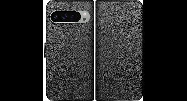 Just in Case hoesje geschikt voor Google Pixel 9 Pro XL Hoesje met Pasjeshouder - Bookcase Classic - Zwart