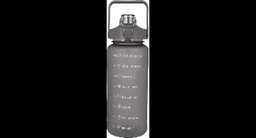 CoolPack Cancan - Bidon - Waterfles - 2000ml - Geschikt voor dranken met een maximale temperatuur: 60° C - Grijs