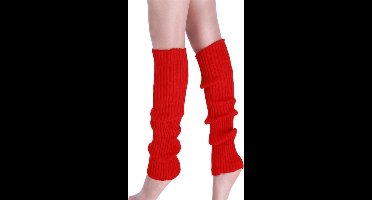 Scoby - Beenwarmers - 1 Paar - Perfect voor Carnaval Outfit - Festive Leg Warmers - Rood
