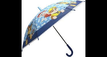 Paw Patrol - Paraplu - Chase, Marshall, Rubble - Blauw