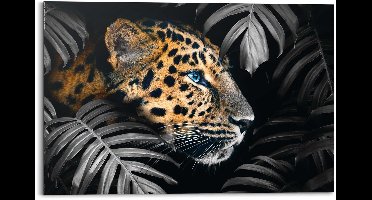 Schilderij Luipaard - 60 x 90 - Hout - REINDERS