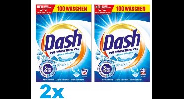 2x Dash Waspoeder Alpenfris - 2 x 5kg - 200 wasbeurten - Voordeelverpakking -2 stuks