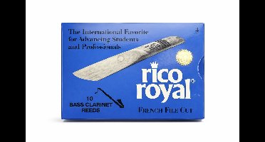 Rico Royal Bas Klarinet Sterkte 4 French File Cut
