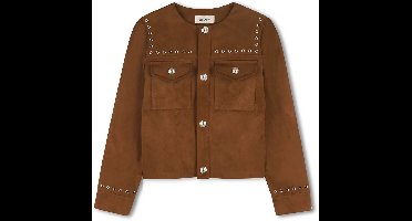 Zadig & Voltaire X60560 Jas Bruin 14 Years Meisje