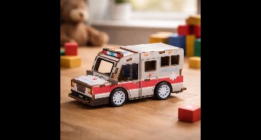 Eddy Toys Houten Voertuig 3D-Puzzel - 25 tot 37 Stukjes - Stimuleert Creativiteit en Motoriek - Duurzaam Speelgoed - Geschikt vanaf 3 Jaar - Willekeurig Model - Meerkleurig - Hout