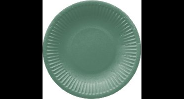 Papieren borden donkergroen 18 cm – PAW decor – set van 8