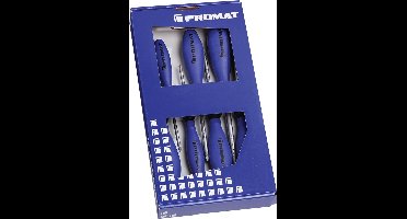 Promat 7-delige schroevendraaierset - sleuf/PH/PZD