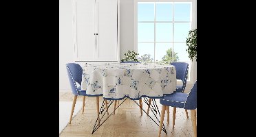 Wicotex - Tafelzeil - Tafelkleed - Kleitegels - Rond 160cm - Afneembaar - Afwasbaar