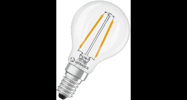 Ledvance LED Filament Kogellamp E14 - 1.8W 250lm 2700K 230V - Ø45mm - 10 stuks - Geschikt voor vitrinekasten, decoratieve lampen, bijzettafels - 10 stuks
